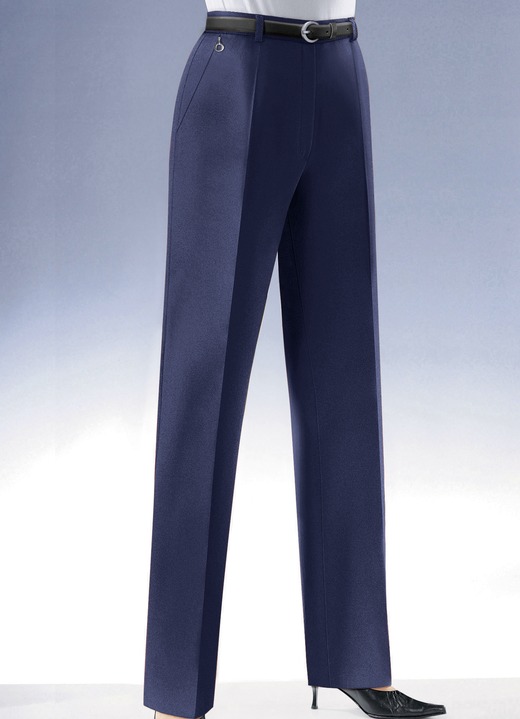Hosen mit Knopf- und Reißverschluss - Klassische Hose  , in Größe 018 bis 245, in Farbe INDIGOBLAU Ansicht 1