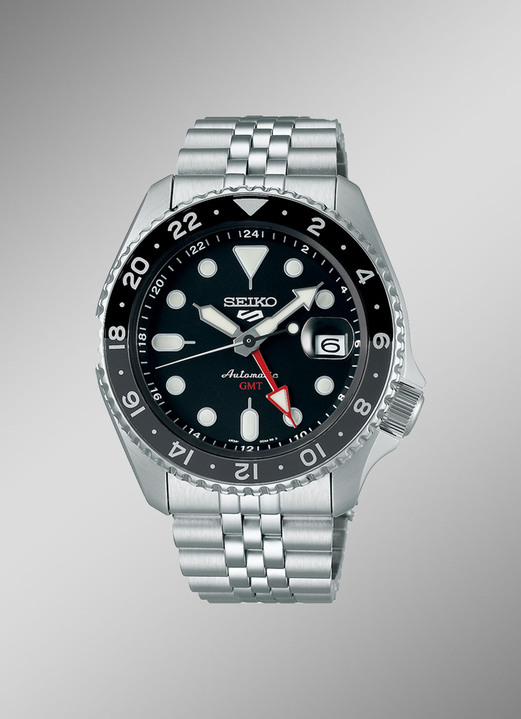 Mechanikuhren / Automatikuhren - Automatik-Herrenuhr Seiko 5 Sports GMT, in Farbe  Ansicht 1