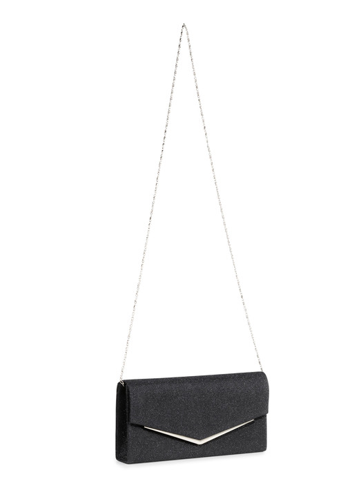 Taschen - Abendtasche mit abnehmbarer Kette, in Farbe SCHWARZ Ansicht 1