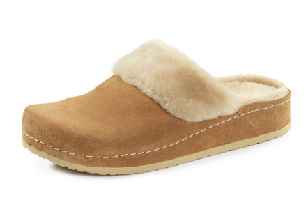 Mubb Pantoffel aus weichem Veloursleder