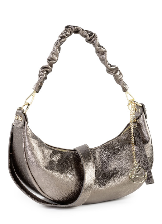 Taschen - Laurina Tasche aus genarbtem Kalb-Nappaleder, in Farbe BRONZE Ansicht 1